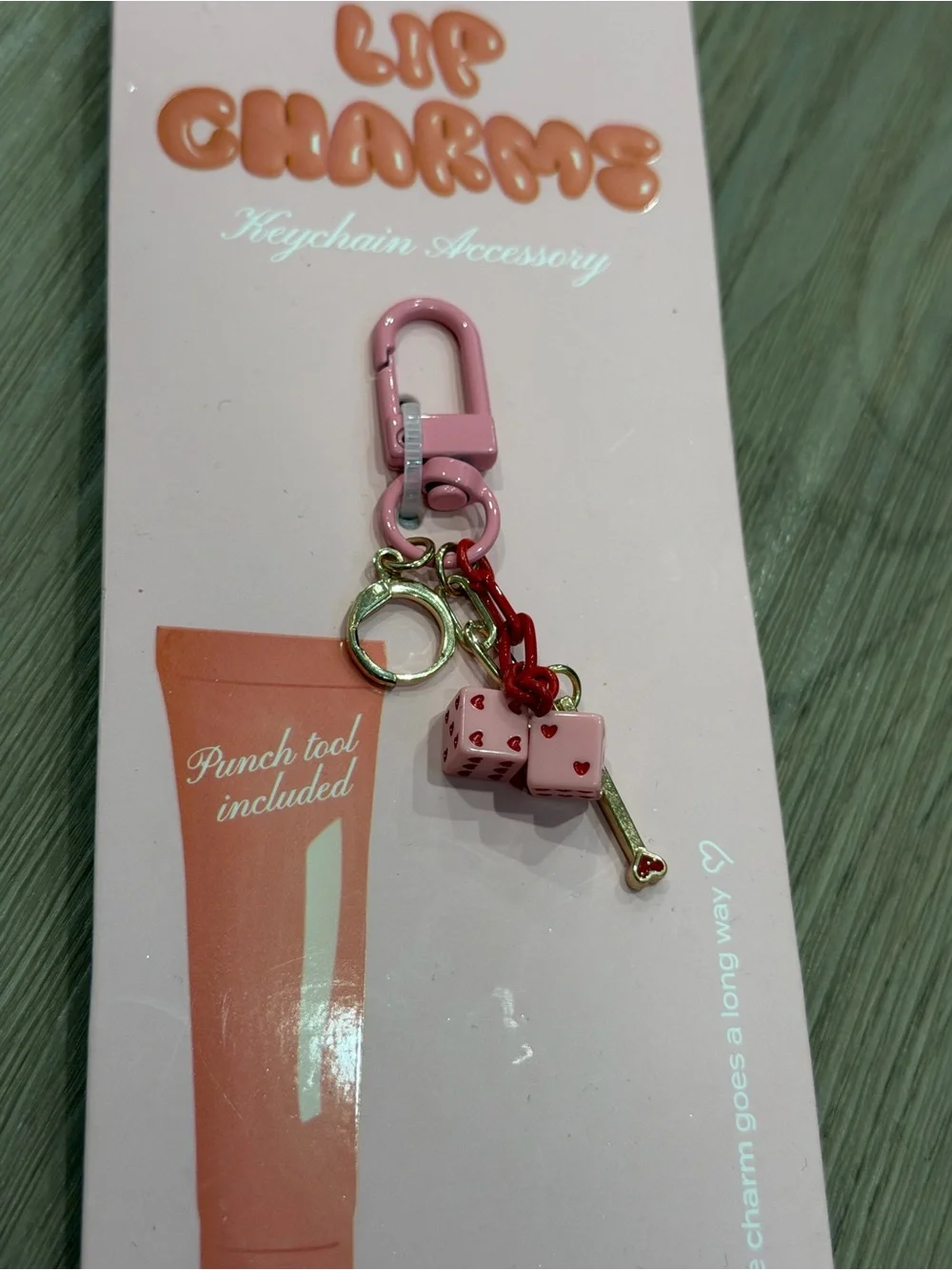 Studio Artifact Lip Charm Keychain Accessory - NWT 4pcs lot